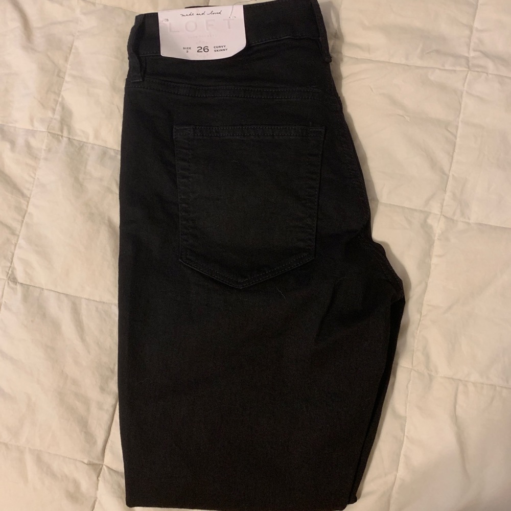 Loft curvy skinny jeans